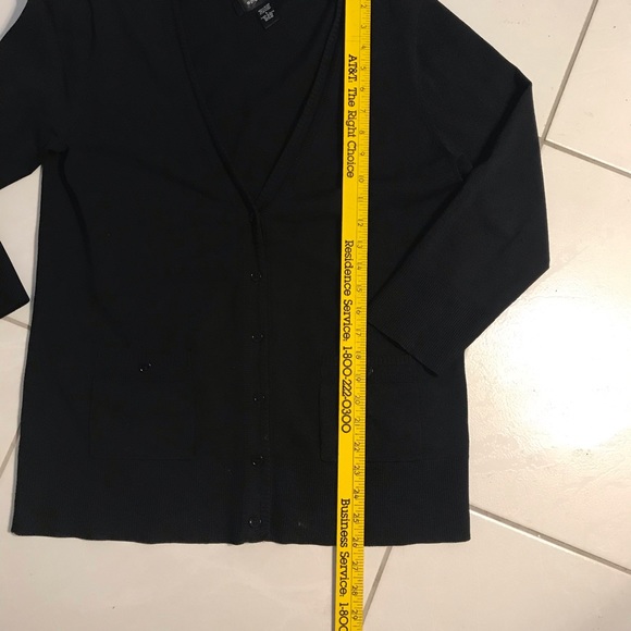 Spence black v neck cardigan - Picture 4 of 9